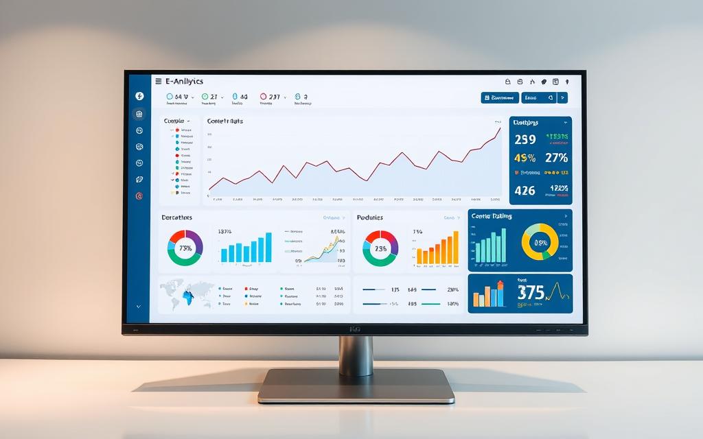 E-commerce data analytics dashboard